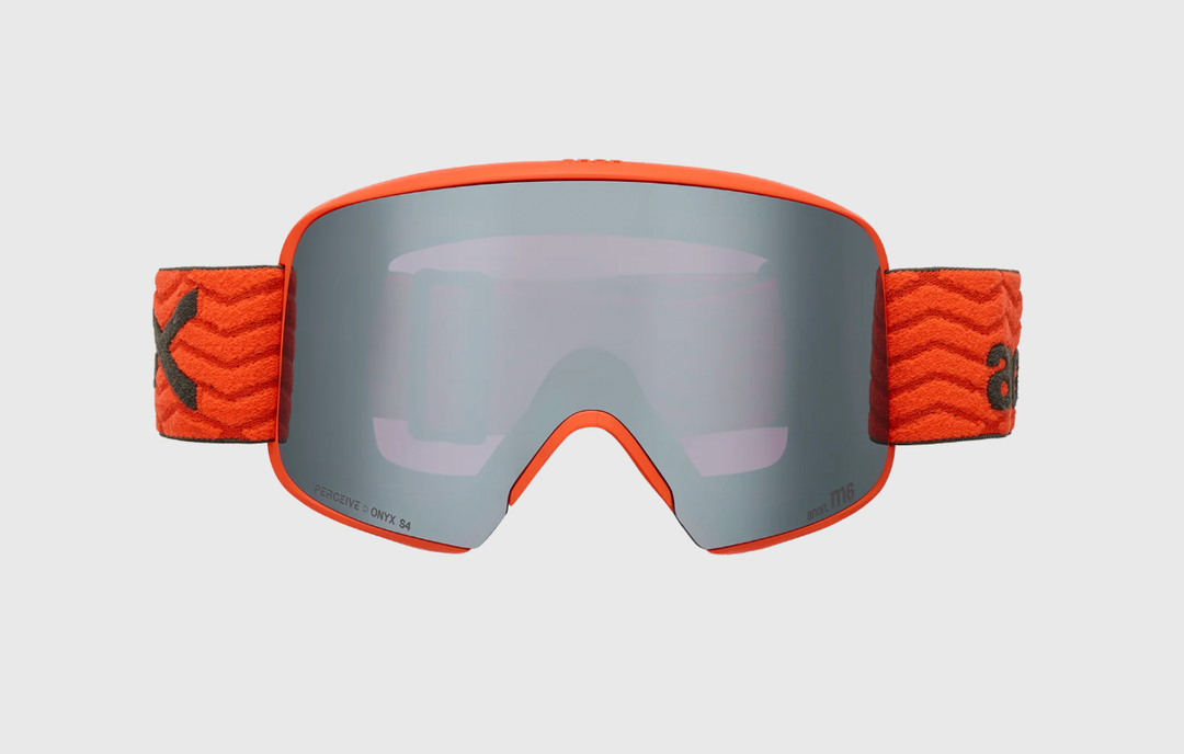 Anon M6 Goggle Low Bridge Fiesta Red w/ Perceive Sunny Onyx