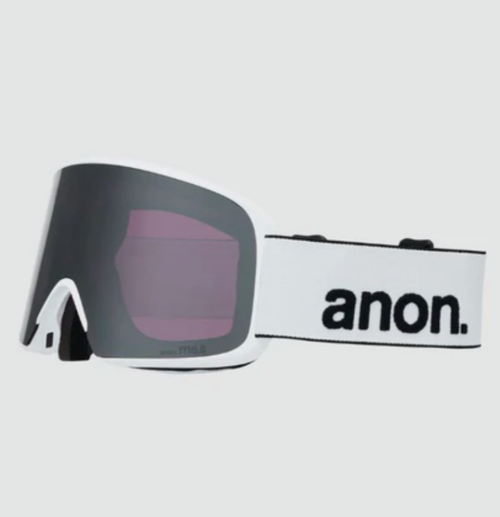 Anon M6S Goggle Low Bridge White w/ Perceive Sunny Onyx