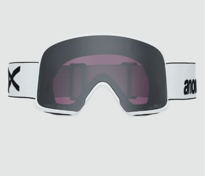 Anon M6S Goggle Low Bridge White w/ Perceive Sunny Onyx