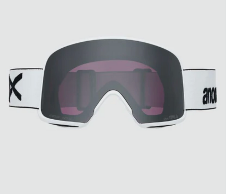 Anon M6S Goggle Low Bridge White w/ Perceive Sunny Onyx