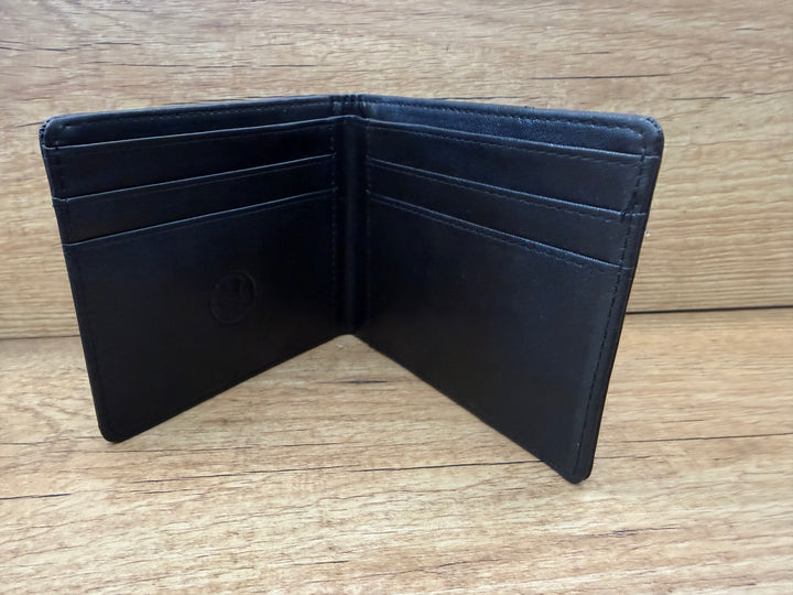 Grenade Wallet Black Leather