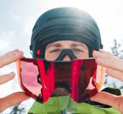 Oakley Line Miner Pro L Matte Black Goggles w/ Prizm Argon Iridium & Snow Iced Iridium