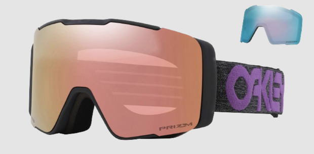 Oakley Line Miner Pro L Su Yiming Signature Asian Fit Goggles w/ Prizm Rose Gold Iridium & Sapphire Iridium