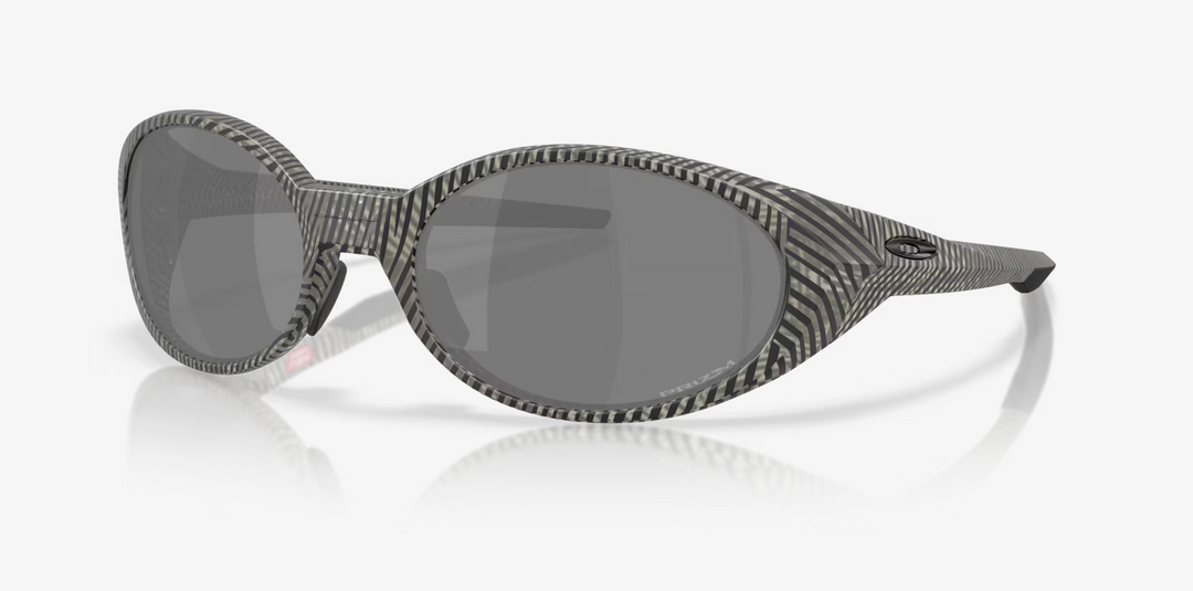 Oakley Eye Jacket Redux Sunglasses - Matte Grey Ink Fingerprint w/ Prizm Black