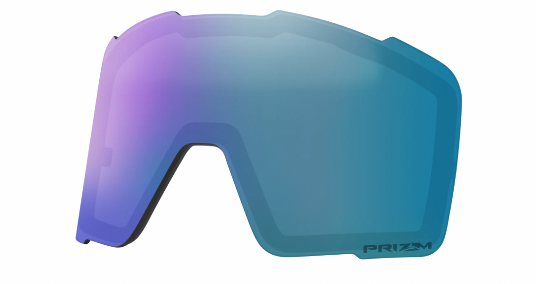 Oakley Line Miner Pro Goggle L - Matte White w/ Prizm Sapphire &amp; Prizm Snow Iced Iridium