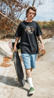 Volcom Mens Billow Denim Short