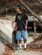 Volcom Mens Billow Denim Short