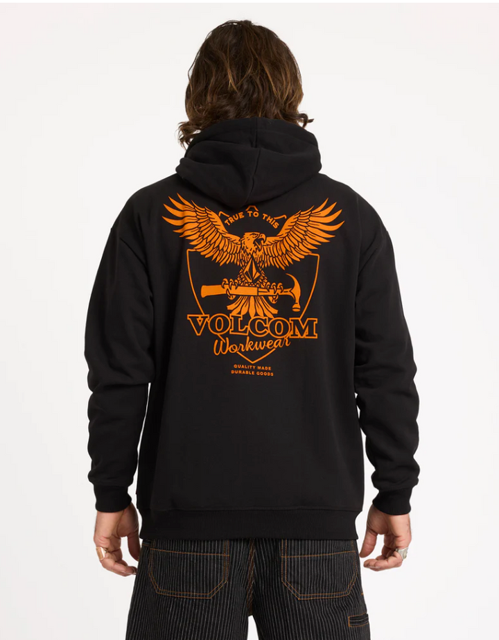 Volcom Mens Workwear Hammered Pullover Hoodie