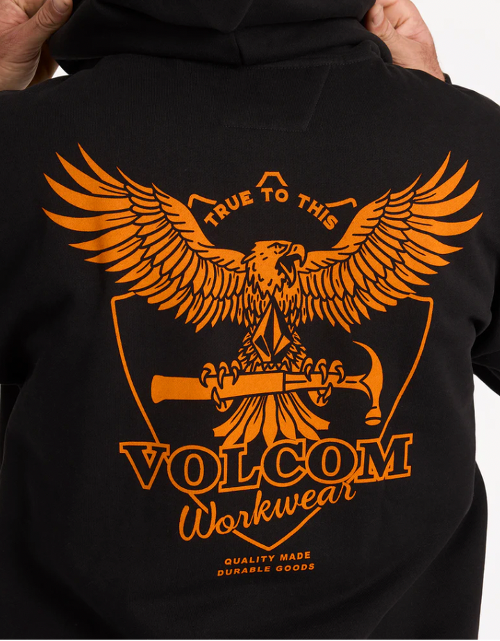 Volcom Mens Workwear Hammered Pullover Hoodie