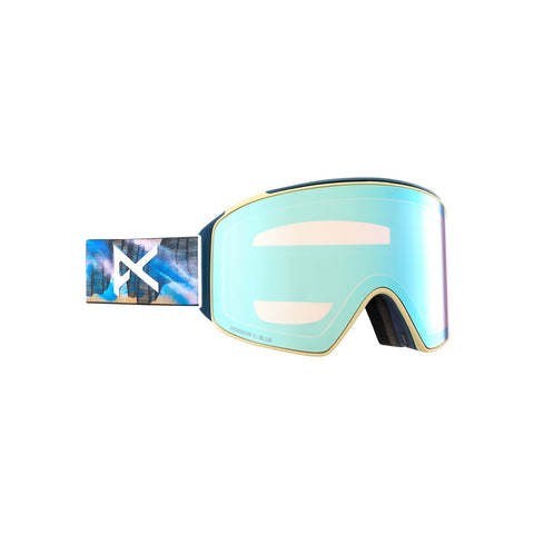 Anon M4 Cylindrical Goggle Chet Malinow w/ Perceive Variable Blue