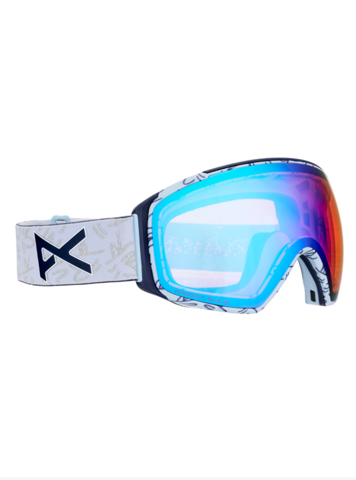 Anon M4S Toric Low Bridge Goggle LBMIDNIGHTGUS w/ Perceive Variable Blue