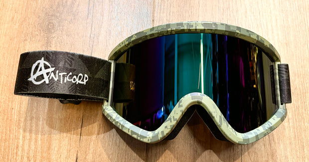 Anticorp Brumby Goggle - Digital Camo w/ Green Mirror