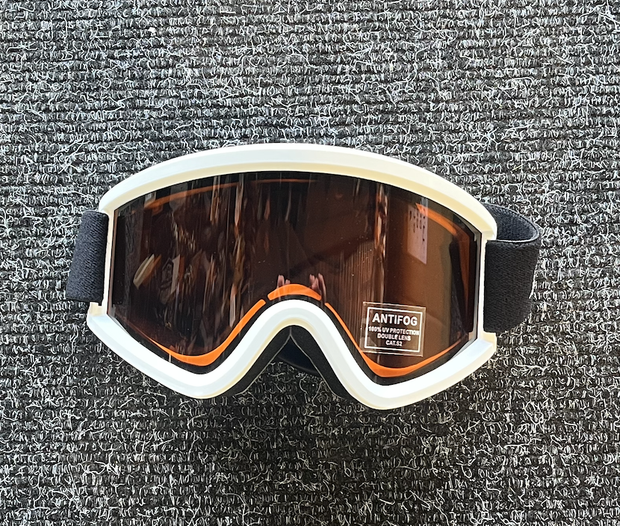 Anticorp Brumby Goggle - White w/Amber