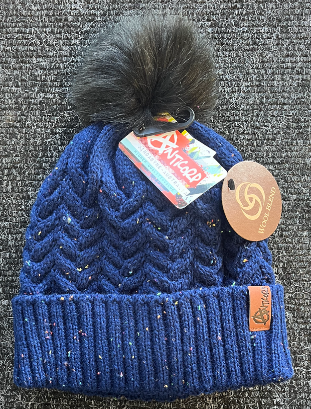 Anticorp Womens Plaid Lined Beanie