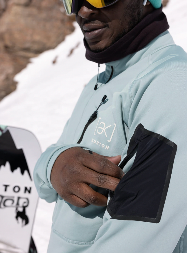 Burton Mens [AK] Baker Stretch Fleece Full Zip