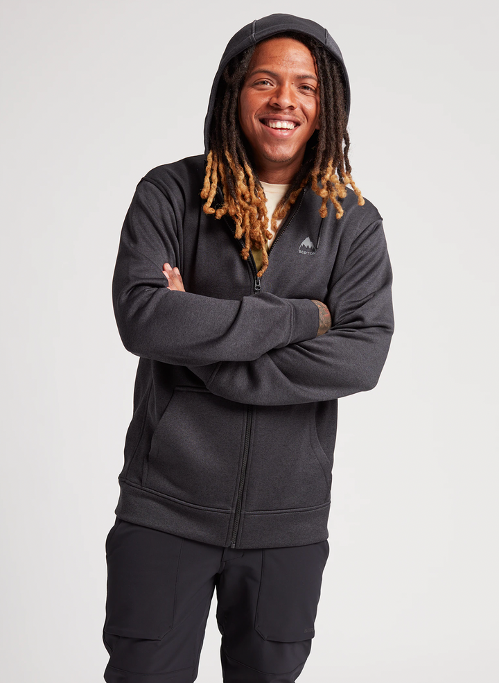 Burton Mens Oak Full Zip Hoodie