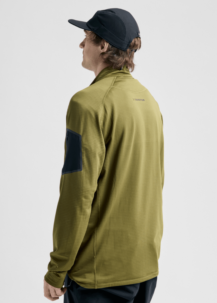 Burton Mens [AK] Helium Grid Fleece Halfzip