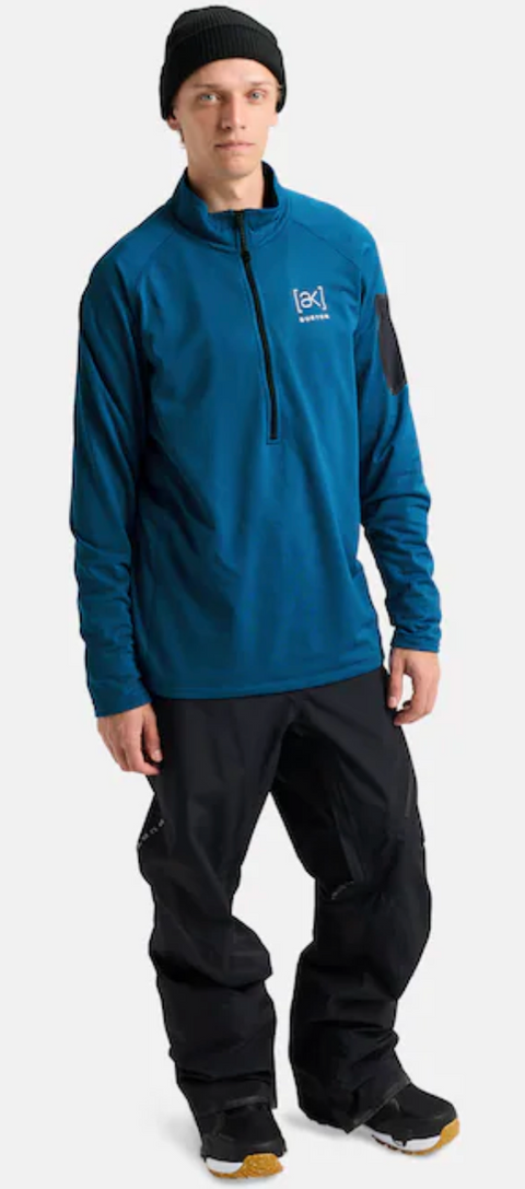 Burton AK Helium Grid Fleece Halfzip