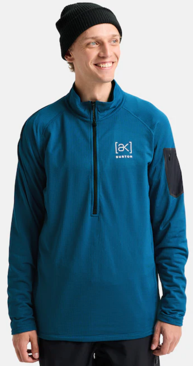 Burton AK Helium Grid Fleece Halfzip
