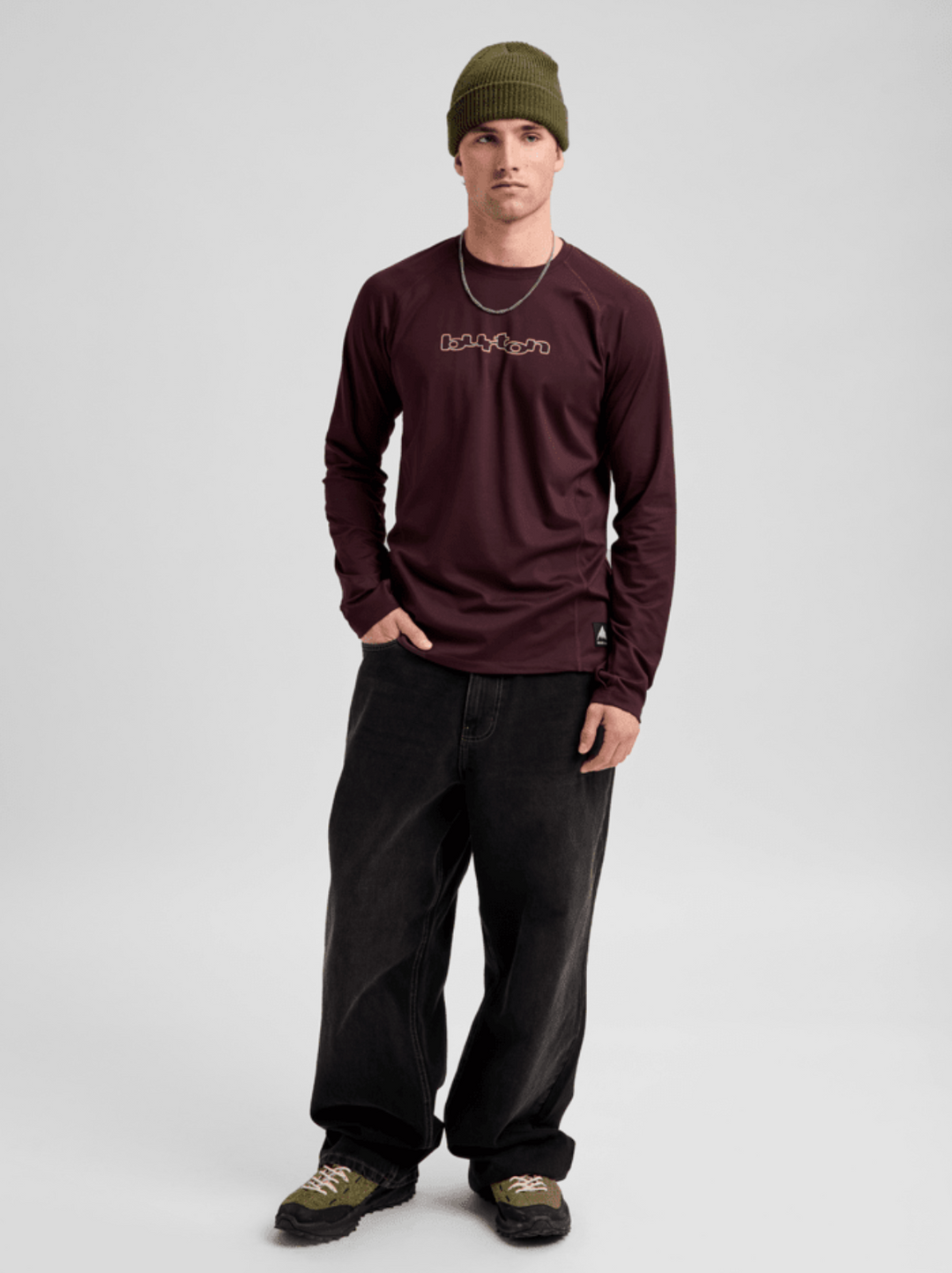 Burton Mens Synthetic Midweight Base Layer Crew