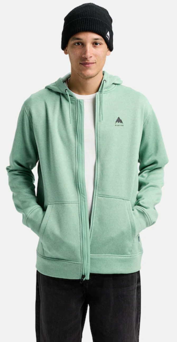 Burton Mens Oak Full Zip Hoodie