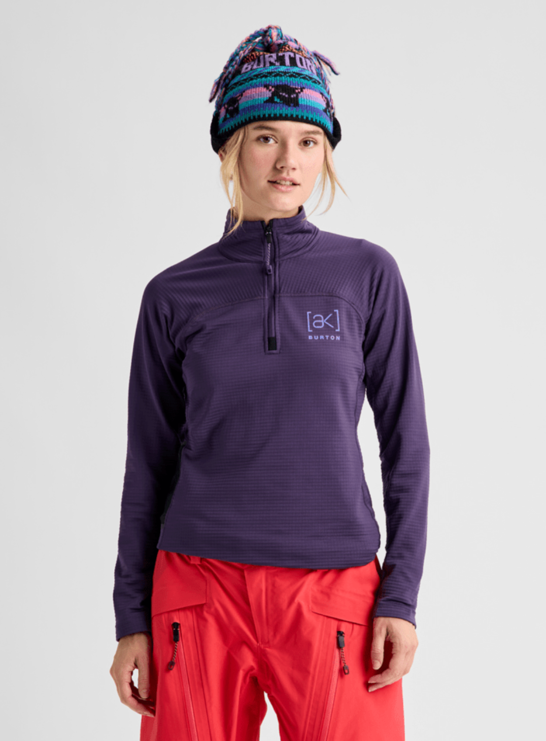 Burton Womens [AK] Helium Fleece Quarterzip