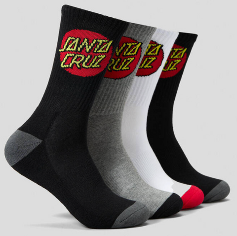 Youth Classic Dot Sock 4 Pack