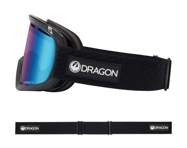 Dragon D1 OTG Goggle Icon Blue w/ Lumalens Blue Ion