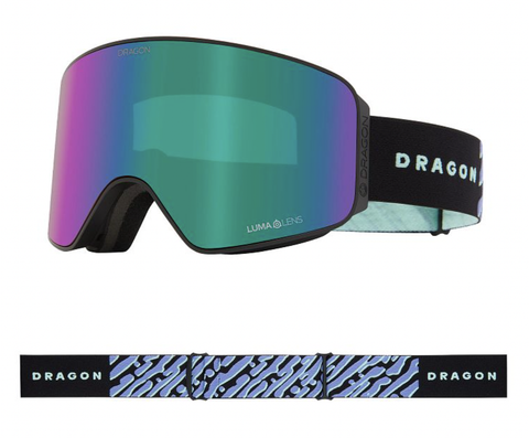 Dragon NFX Mag OTG Goggle Coolwave  w/ Lumalens Celeste Infra Red and Lumalens Amber