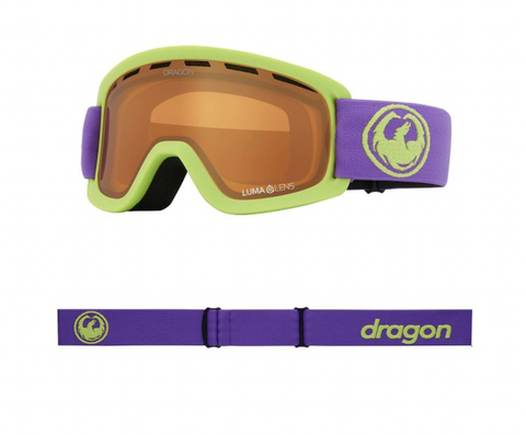 Dragon Lil D Goggle Murasake w/ Lumalens Amber