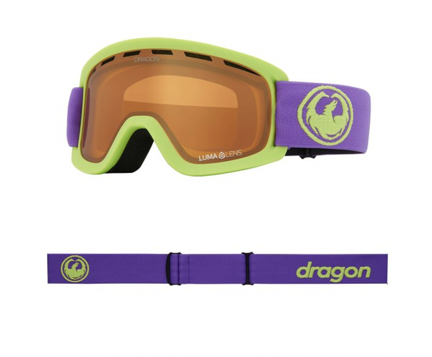 Dragon Lil D Goggle Murasake w/ Lumalens Amber