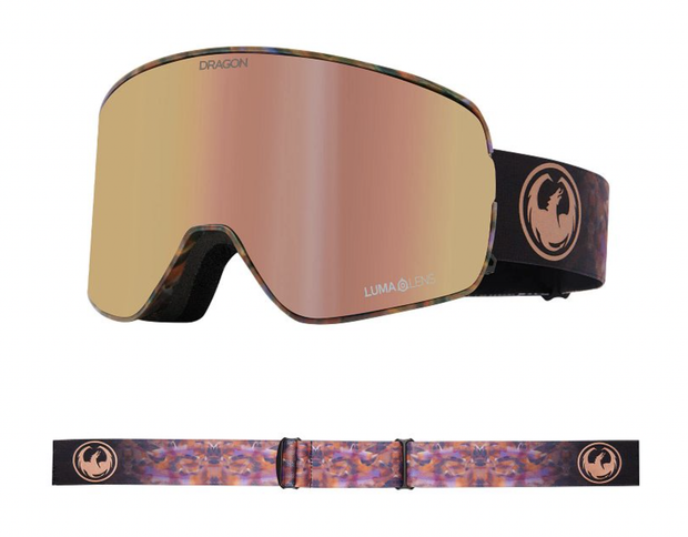 Dragon NFX2 Goggle Amethyst w/ Lumalens Rose Gold Ion