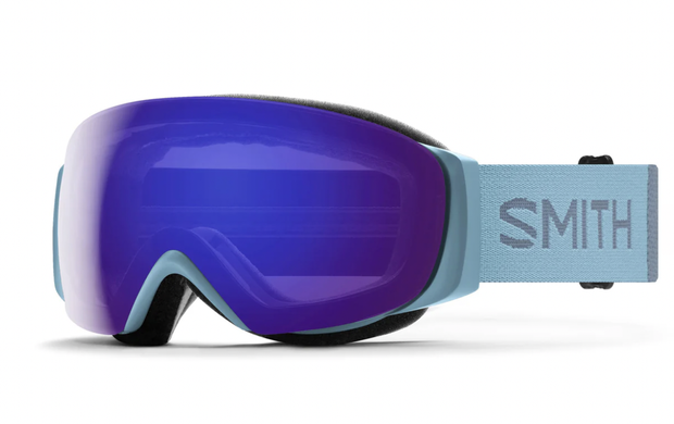 Smith I/O Mag S Goggle - Low Bridge Fit , Glacier w/ Chromapop Everyday Violet Mirror