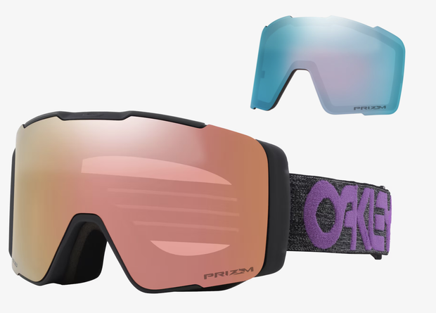 Oakley Line Miner Pro  M  Su Yiming Signature Goggles  w/ Prizm Rose Gold Iridium and Prizm Sapphire Iridium