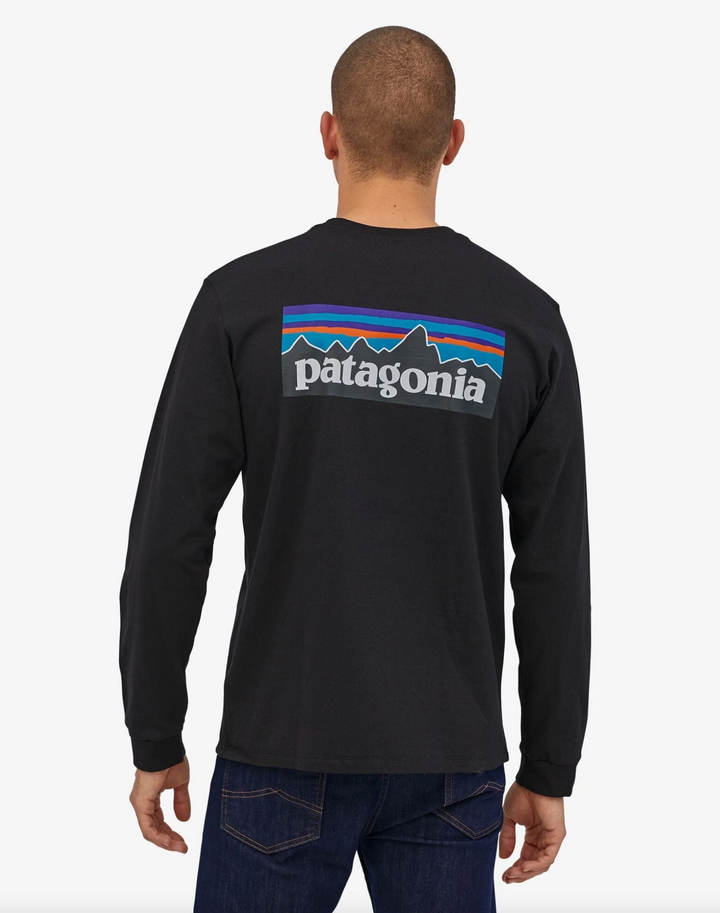 Patagonia Long Sleeve  P-6 Logo Responsibili-Tee