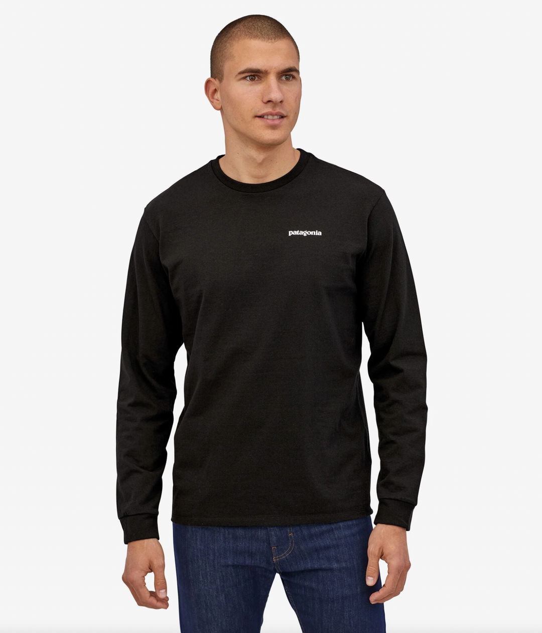 Patagonia Long Sleeve  P-6 Logo Responsibili-Tee