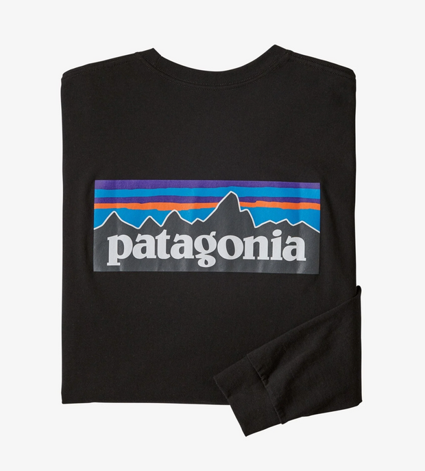 Patagonia Long Sleeve  P-6 Logo Responsibili-Tee