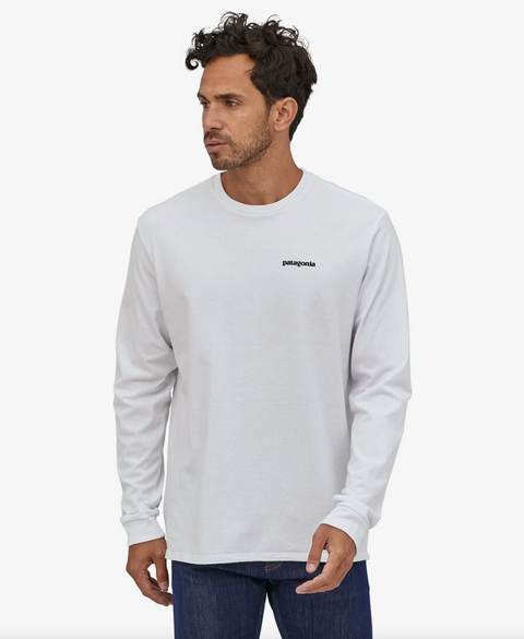 Patagonia Long Sleeve  P-6 Logo Responsibili-Tee