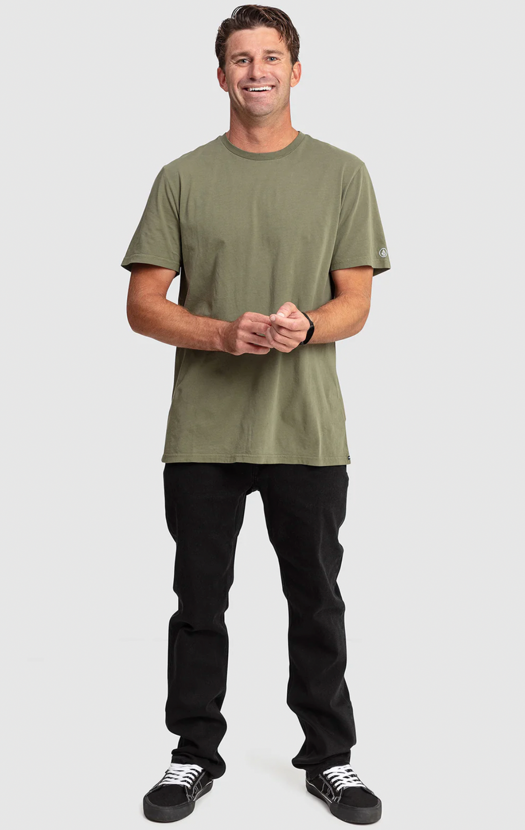 Volcom Mens Aus Wash Short Sleeve Tee