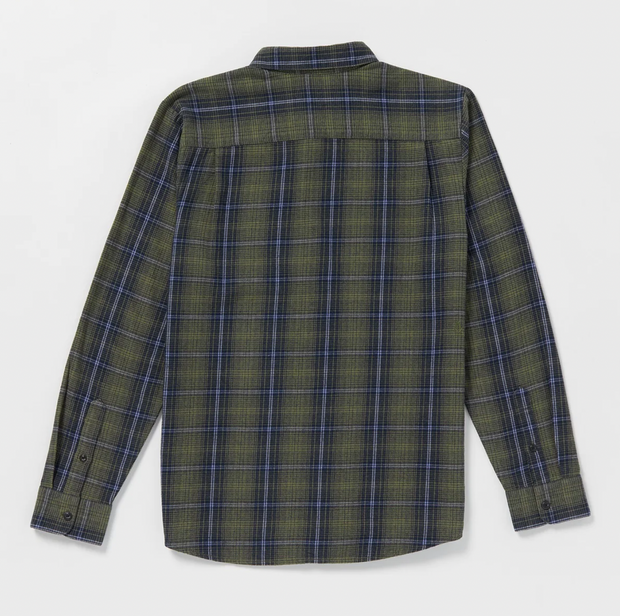 Volcom Heavy Twills Long Sleeve Flannel Shirt