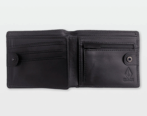 Volcom Single Stone Leather Wallet