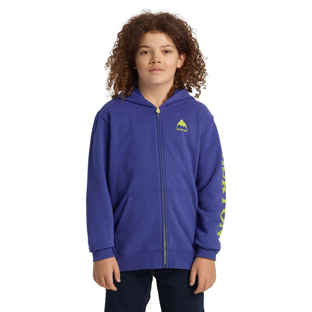 Burton Kids Elite Full Zip-Hoodie-Burton-XS-Royal Blue-