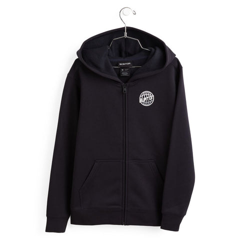 Burton Kids Westdale Full Zip Hoodie-Hoodie-Burton-S-True Black-