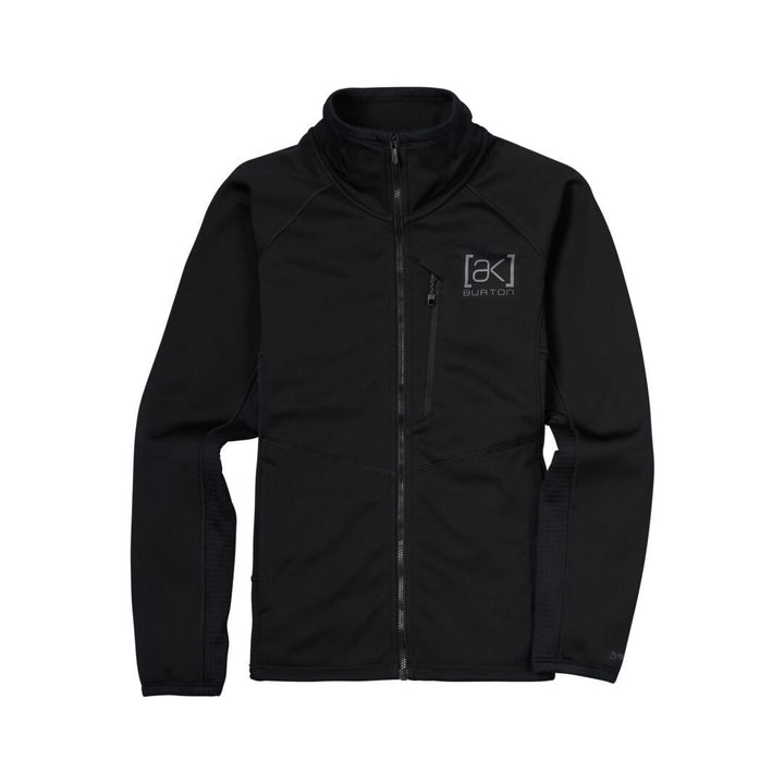 Burton Womens [AK] Helium Grid Full Zip-Hoodie-Burton-S-True Black-