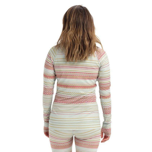 Burton Womens Lightweight Crew-Thermal-Burton-L-Aqua Gray Revel-