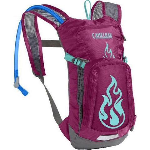 Camelbak Kids Mini M.U.L.E 1.5L Backpack-Hydration-Camelbak-Rouge/Flames-