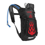 Camelbak Kids Mini M.U.L.E 1.5L Backpack-Hydration-Camelbak-Black/Flames-