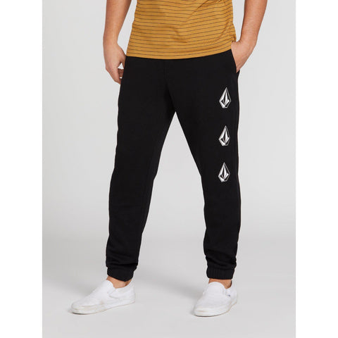 Deadly Stone Fleece Pant-Trackpant-Volcom-Black-S-