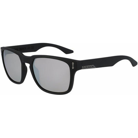 Dragon Monarch XL Sunglass, Matte Black w/ LL Smoke-Sunglasses-Dragon-