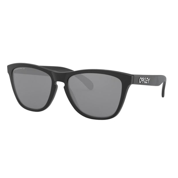 Oakley Frogskins, Matte Black w/ Prizm Black Polar-Sunglasses-Oakley-